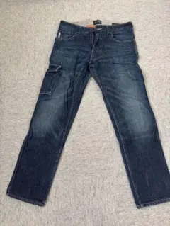 AJ Jeans ダークブルー カーゴジーンズ