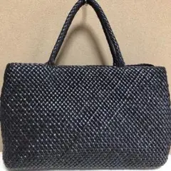 美品　本革　牛革　メッシュ　トートバッグ　A4 L レディース　BAG 手提げ