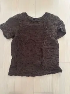 UNIQLO M ブラウン 半袖 Tシャツ