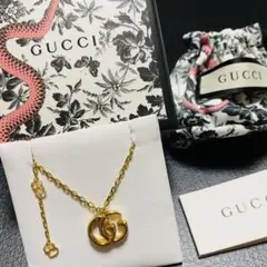 GUCCI K18 ダブルGブレスレット 16センチ