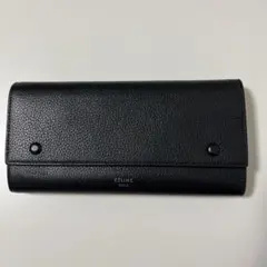 CELINE セリーヌ 長財布 黒黄色
