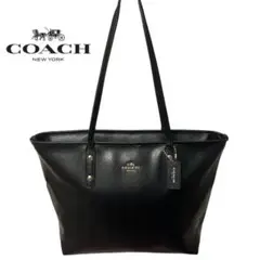 【大定番】COACH トートバッグ 36875 マディソン ブラック レザー