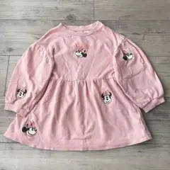 H&M ディズニー ミニーマウス スウェットワンピース 92