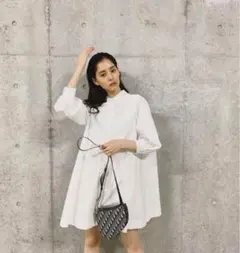 アメリ　シャツワンピース　新木優子