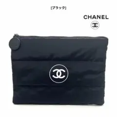 新品　CHANEL シャネル ノベルティ ポーチ　黒　BIGサイズ