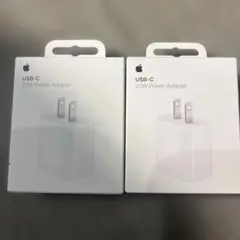 【新品】Apple 純正品 USB-C 20W Power Adapter 2個
