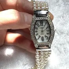 淡水パール腕時計