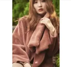 herlipto faux fur reversible coat