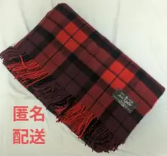 赤×黒チェック柄マフラー