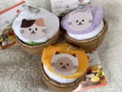 ねこみにタルト　マスコット　3種