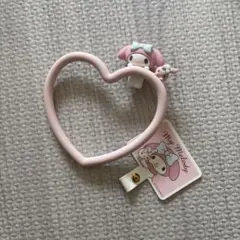 My Melody ハート型ストラップ　マイメロ