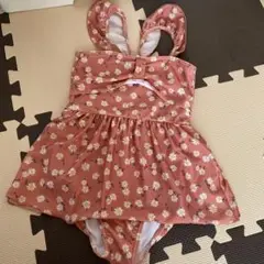 アプレレクール花柄水着ワンピース 120cm