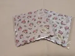 ペーパーナプキン　花柄　ピンク　水色
