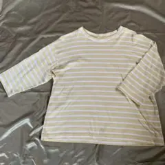 パオデロのストライプ 七分袖 Tシャツ