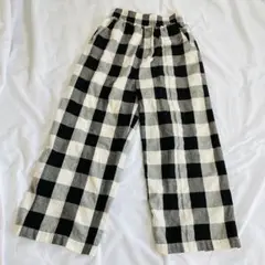 coca ギンガムチェックパンツ ブロックチェックONE SIZE