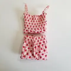 サイズ100/子供服/セットアップ/トマト柄