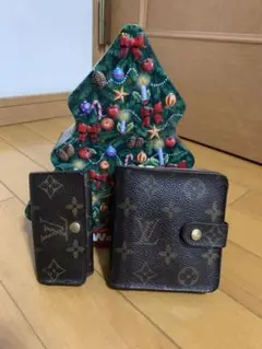 ルイヴィトン モノグラム 二つ折財布 と keyケース セット