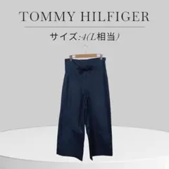 TOMMY HILFIGER ネイビーガウチョパンツ サイズ4
