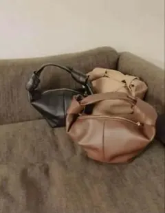 alumu. AM2901 one handle bag ベージュ ナチュラル