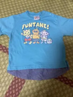 FUNTANE! キャラクターTシャツ 80cm 水色
