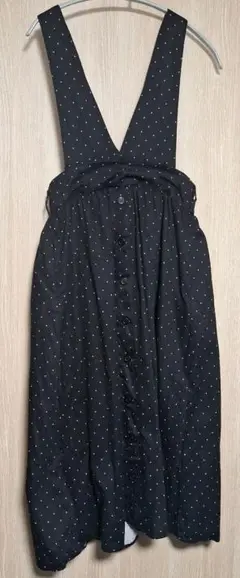 ドット柄　ジャンスカ