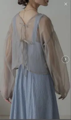 Bab Bou Joeldシアーカーディガンセットワンピース　オケージョンドレス