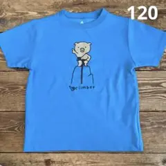 美品★モンベル★クライミングデザイン Tシャツ 120 mont-bell 速乾