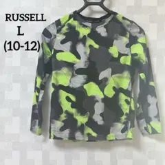 RUSSELL 【L (10-12)】カモフラージュ柄 Tシャツ スポーツウェア
