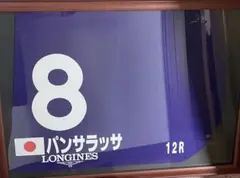※早い者勝ち※競馬 パンサラッサゼッケン実物サイズ ぬいぐるみ非売品 額縁無し
