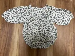juo 小花柄 ロンパース 80cm