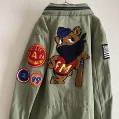 【美品】フランクリンマーシャル ジャケット　カーキ　S オーバーサイズ