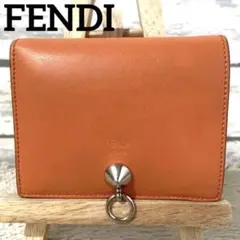 フェンディ バイザウェイ コンパクトウォレット オレンジ
