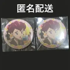 アイカツ チーズソフトクッキー 缶バッジ 瀬名翼 2点