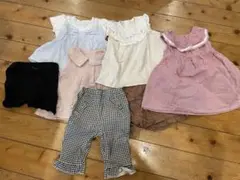 ベビー服7点セット（トップス・パンツ　スカート） バースデイ　80 90