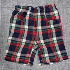 ワゴンSALE❣️ベビー　キッズ　子供　パンツ　ズボン　チ薄手　ェック　80