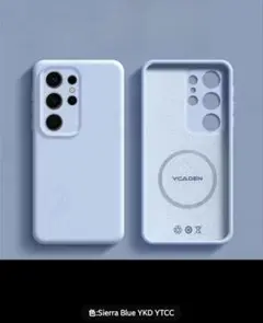 galaxy S24 リキッドシリコンケース シエラブルー