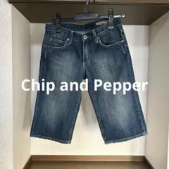 デニムハーフパンツ レディース