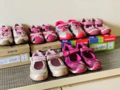 Stride rite 6足セット ガール キッズサンダル キッズスニーカー