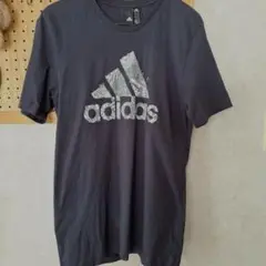 adidas ダークブルー Tシャツ Mサイズ