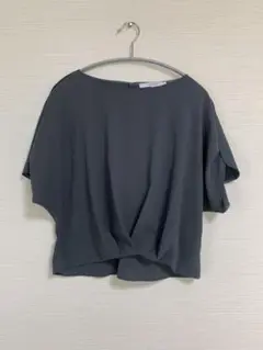 UNTITLED アンタイトル 半袖 ドルマンスリーブ デザインブラウス 　0