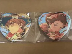 あんスタ　ラメキラハートカンバッジ　友也/光