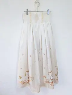 axes femme 2way クラゲ＆宝石柄　ノースリーブ　膝丈ワンピース　M
