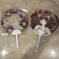 うちわ　2つ