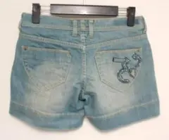 【美品】J&Company デニムショートパンツ 25　ウオッシュデニム　M