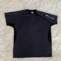 Champion Tシャツ 黒　ロゴ　チャンピオン　L