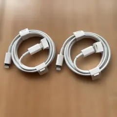 ■純正 iPhone用Lightning - typeCケーブル ■純正 2本