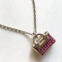 極美品 セリーヌ ブギーバックネックレス ラインストーン レディース ビジュー