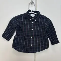 Ralph Lauren ネイビー系チェックシャツ 6M