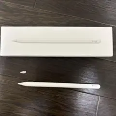 Apple Pencil ホワイト (第二世代) 書き心地の良い替え芯、外箱付き