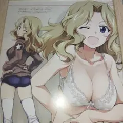 ガールズ＆パンツァー 　ケイ　サンダース　額装B5サイズ